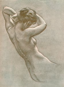 Study for Prospero Summoning Nymphs and Deities, c1902, 1903 tekijältä Herbert James Draper