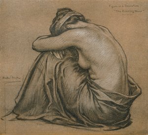 Study for a Decoration, The Evening Hours, c1916 tekijältä Herbert James Draper