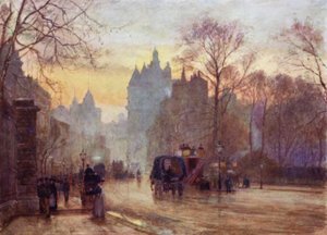 Knightsbridge (väri litho) tekijältä Herbert Menzies (after) Marshall