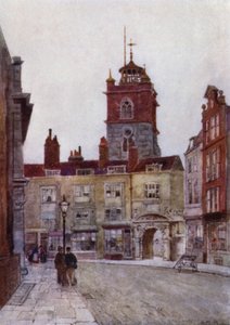 St Giles, Cripplegate (väri litho) tekijältä Herbert Menzies (after) Marshall