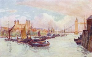 Torni ja ylempi allas (väri litho) tekijältä Herbert Menzies (after) Marshall