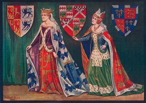 Margaret, Walesin prinsessa, 1410. Joice, Lady Tiptoft, 1460, 1926 tekijältä Herbert Norris