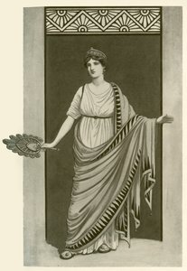 Himation. Vaate, jota käytettiin Kreikassa ja Roomassa vuosina 550 eaa. ja 300 jKr., 1924.