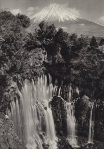 Japani 1920-luvulla: Shiraiton vesiputous (m/w kuva) tekijältä Herbert Ponting