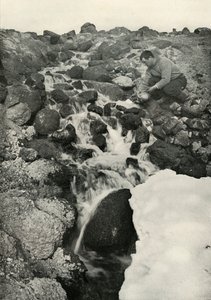 Jotain ilmiötä – makean veden kaskadi, c19101913, 1913 tekijältä Herbert Ponting