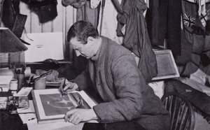 "Wilsonille taiteilijana oli korvauksia" (m/w kuva) tekijältä Herbert Ponting