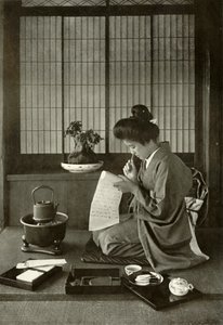 Kirjeen kirjoittaminen, 1910. tekijältä Herbert Ponting