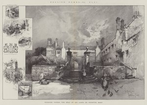 Hoghton Tower, paroni Sir James de Hoghtonin istuntopaikka.