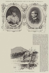 Buccleuchin herttuan perillisen Lord Dalkeithin avioliitto tekijältä Herbert Railton