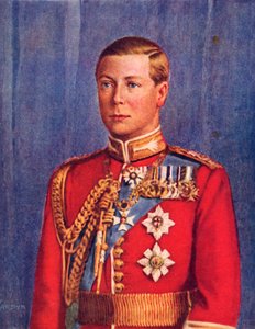 Edward VIII, kuvitus teoksesta "His Majesty King Edward VIII", julkaistu 1936 tekijältä Herbert Vandyk