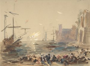 Merimaisema recto, Salaamaton luonnos verso, 1840-1906. tekijältä Hercules Brabazon Brabazon