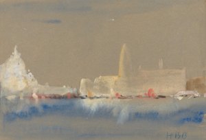 Tervehdys ja Dogen palatsi Bacino di San Marcosta. tekijältä Hercules Brabazon Brabazon