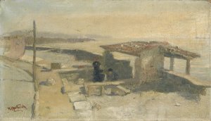 Lombardian valkaisutehtaan luonnos tekijältä Herman Hartwich