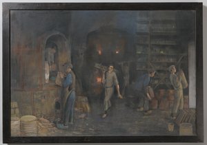 Keramiikkatehdas "Goedewagen" Goudassa: uunit