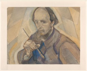 Omakuva siveltimellä tekijältä Herman Kruyder (signed by artist)