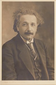 Albert Einsteinin muotokuva 1879-1955, 1921. tekijältä Herman Mishkin