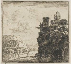 A River between Rocks, sarjasta Set of Landscapes (Maisemien sarja)
