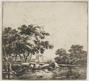 Joki metsässä, kolmoslevy sarjasta Set of Landscapes (Maisemat)