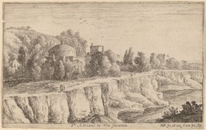 San Adrianin kirkko Via Flaminialla tekijältä Herman van Swanevelt