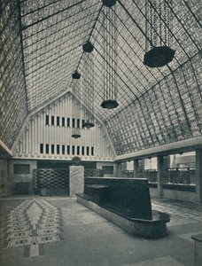 "The Great Hall, Bank of Rotterdam, Haag", 1920 tekijältä Hermann Friedrich Mertens