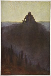 Wotan odottaa Valhallassa loppua murtuneen keihään, 1906, kanssa