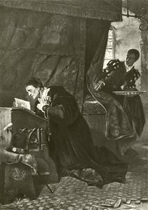 Louis XI ja Oliver Le Dain (kaiverrus)