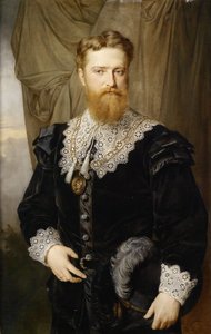 Retrat de Karl Lueger 1844-1910 amb vestit històric, 1876 finlandès tekijältä Hermann Nigg