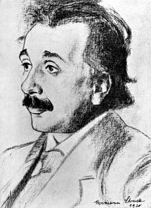 Albert Einstein 1879-1955, saksalais-sveitsiläinen matemaatikko ja teoreettinen fyysikko, 1920