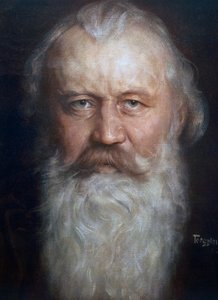 Johannes Brahmsin muotokuva (Hamburg tekijältä Hermann Torggler
