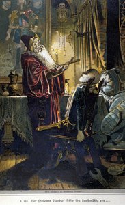 Kuvitus Vogelista veljien Jacob (1785-1863) ja Wilhelm (1786-1859) Grimmin tarinaan tekijältä Hermann Vogel
