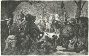 Ottokar II Böömiläinen ristiretki pakanallisia vanhoja preussialaisia vastaan, 1255 tekijältä Hermann Vogel