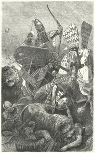 Ramses Suuri Kadeshin taistelussa 1274 eaa tekijältä Hermann Vogel