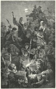 Ottomaanien piiritys venetsialaisessa Nikosian kaupungissa, 1570 tekijältä Hermann Vogel