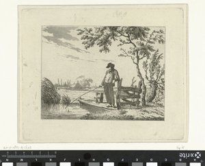 Kalastaja kannella kalastaja tekijältä Hermanus Fock