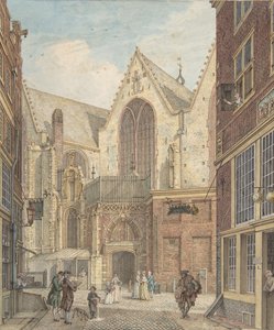 Näkymä Amsterdamin vanhalle kirkolle, n.d.