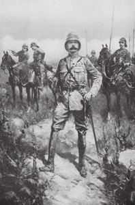 Lordi Kitchener Veldtissä (litografia) tekijältä Hermanus Willem (after) Koekkoek