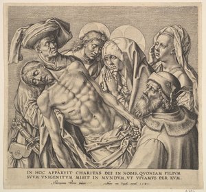 Kantaen Kristuksen ruumista, 1586.