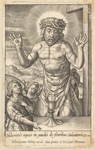 Kahden enkelin kunnioittama Lunastajan veri, ennen vuotta 1619.