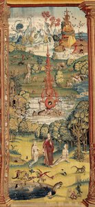 Maallisten ilojen puutarha. noin 1560 (kuvakudos) tekijältä Hieronymus (after) Bosch