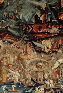 Maallisten ilojen puutarha. noin 1560 (kuvakudos) tekijältä Hieronymus (after) Bosch