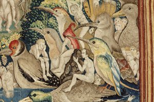 Maallisten ilojen puutarha. noin 1560 (kuvakudos) tekijältä Hieronymus (after) Bosch