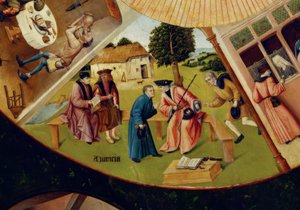 Seitsemän pääsyntiä ja neljä viimeistä asiaa tekijältä Hieronymus Bosch