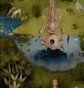 Maallisten ilojen puutarha, 1490-1500 tekijältä Hieronymus Bosch