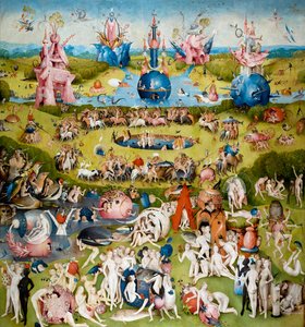 The Garden of Earthly Delights -keskuspaneeli, n. 1500