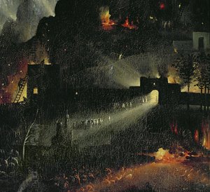 The Garden of Earthly Delights, noin 1500 (yksityiskohta 3425) tekijältä Hieronymus Bosch