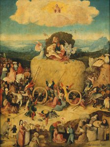 Haywain Triptych Central -paneeli, n. 1516 tekijältä Hieronymus Bosch