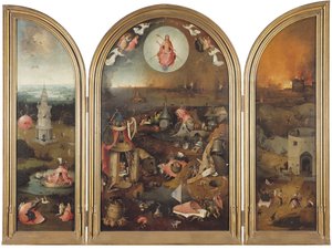 Viimeinen tuomio, noin 1490-1510 tekijältä Hieronymus Bosch