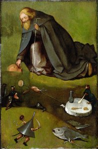 Pyhän Antoniuksen kiusaus tekijältä Hieronymus Bosch