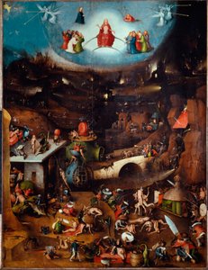 Tryptic of the Last Judgement, keskuspaneeli, n. 1504 (maalaus puulle) tekijältä Hieronymus Bosch