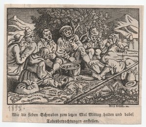 Ruotsalaiset varastoivat pullapadan ympärille - tekijältä Hieronymus Heinrich Jakob Ritschl von Hartenbach
